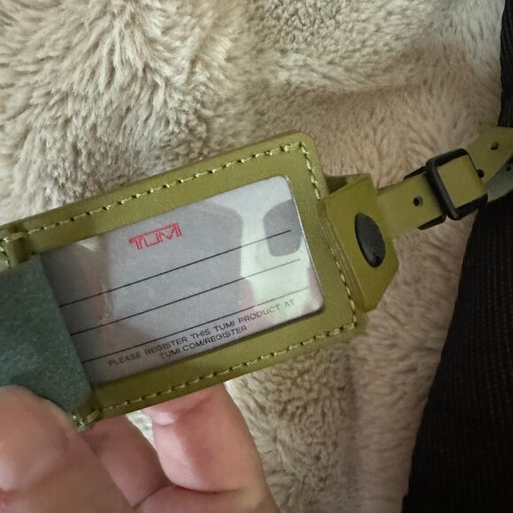 TUMI Expandable Camo  Alpha Bravo Beale Canvas Leather  - Green & Black camo - Picture 4 of 11